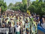 گلستان ما - مراسم تشییع پیکر شهید مدافع امنیت در خان‌ببین